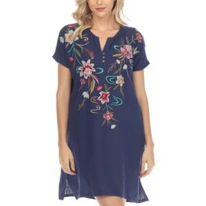 Johnny Was Maisie Easy Button Tunic Dress NWT